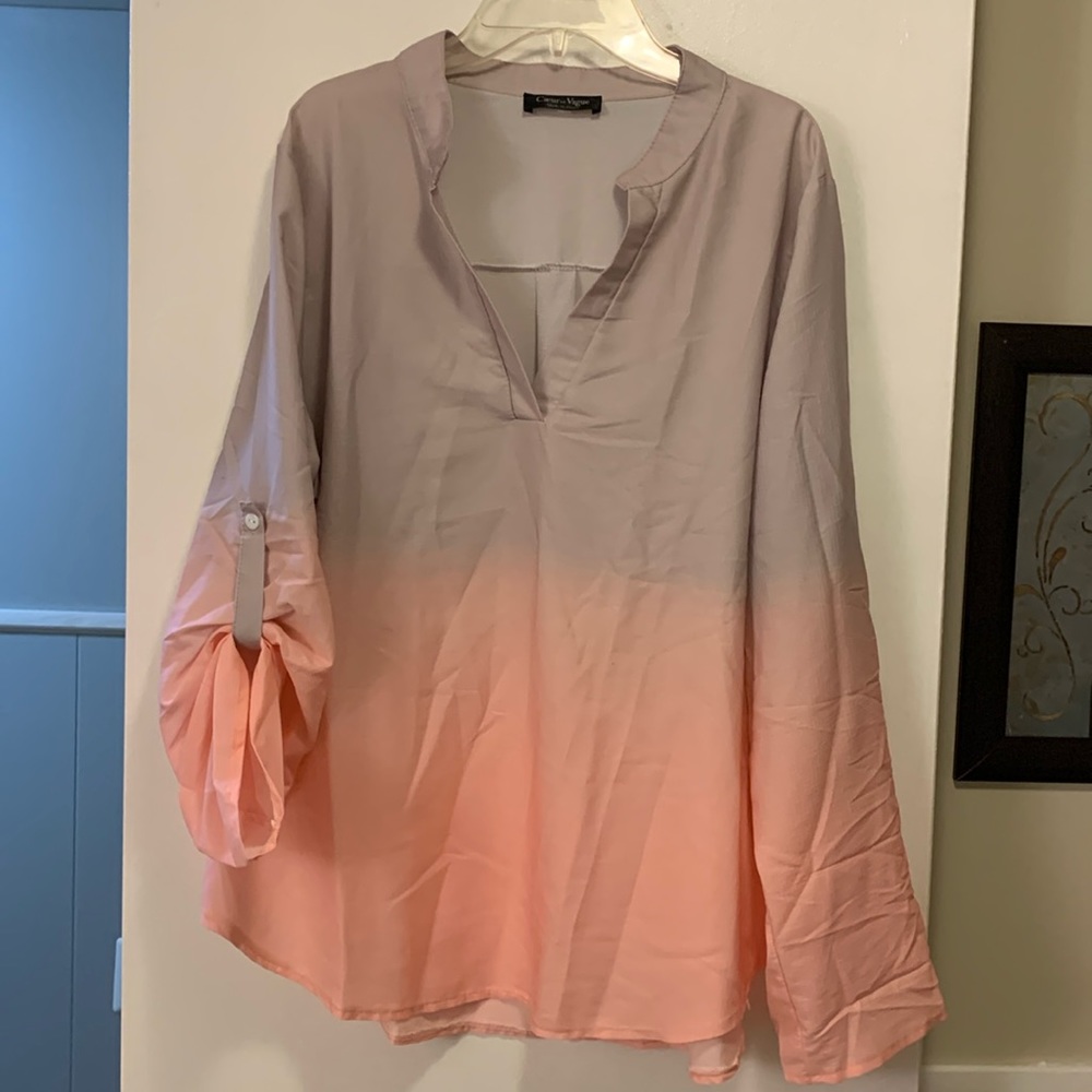 Women’s Coeur de Vague pullover blouse, size 2XL